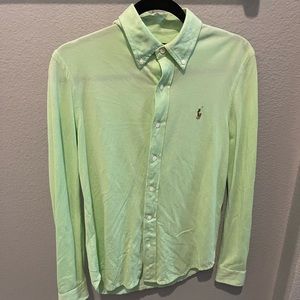 Knit Oxford Button down shirt